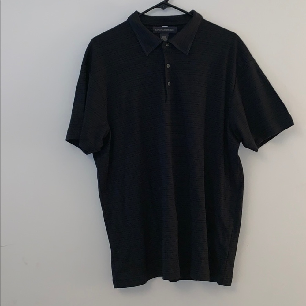 Men’s Banana Republic Striped Collared Shirt